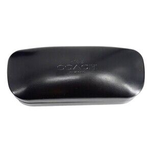 Coach Black Large Sunglass Case Unisex